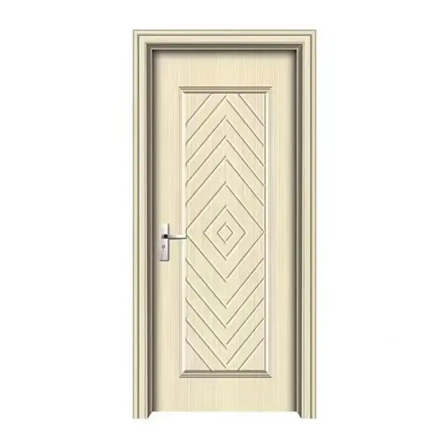 Why are MDF and PVC combined interior doors the preferred choice for green homes?