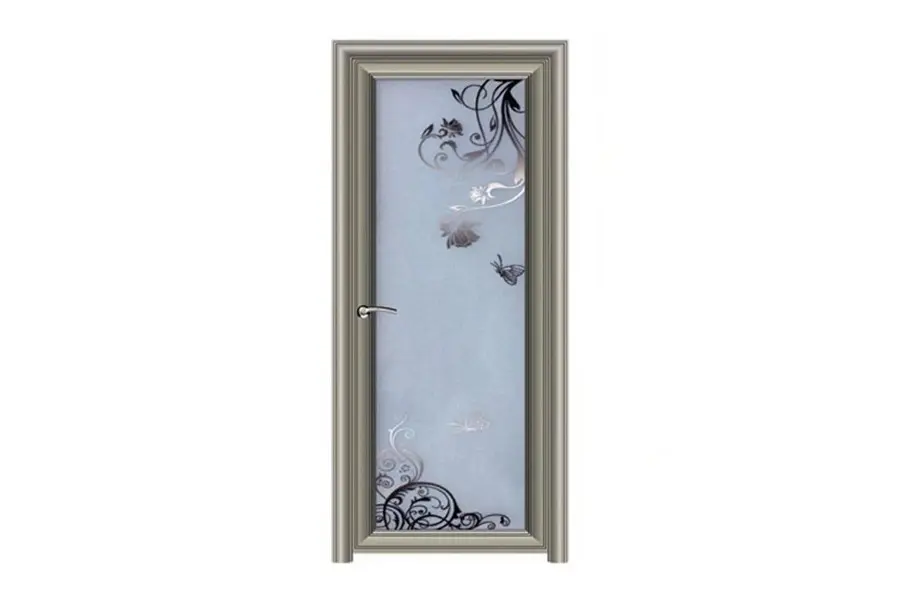 Corrosion-resistant modern aluminum alloy bathroom door (7)61j